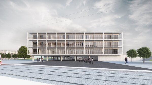 Visualisierung Architektenentwurf - Außenansicht