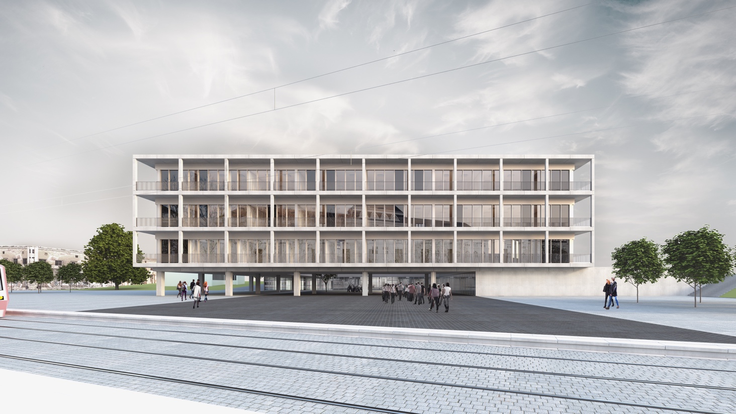 Visualisierung Architektenentwurf - Außenansicht
