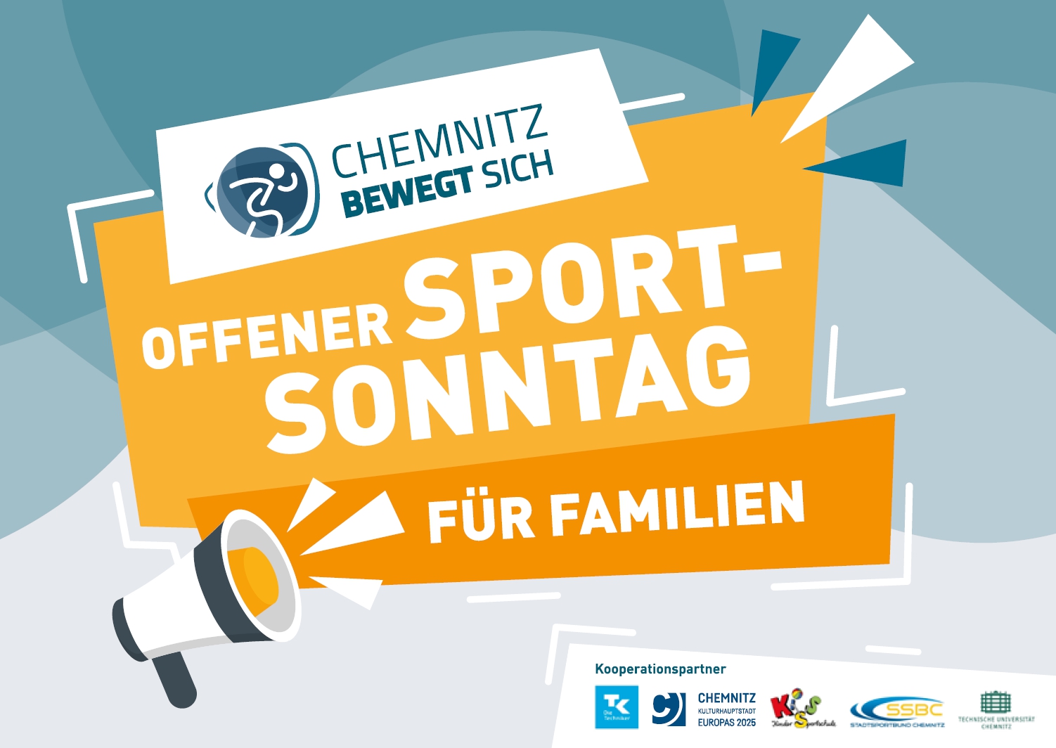 Der offene Sportsonntag für Familien findet jeden Sonntag statt.