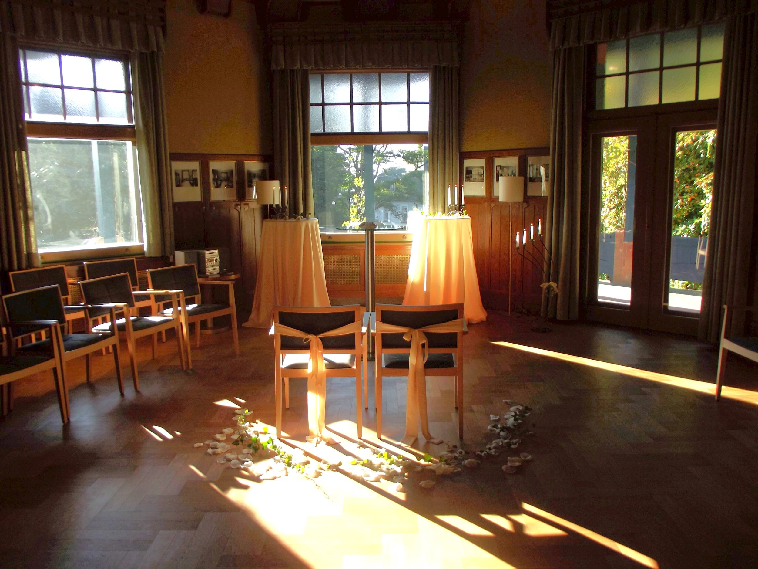 Trauort Salon in der Villa Esche Herrenzimmer