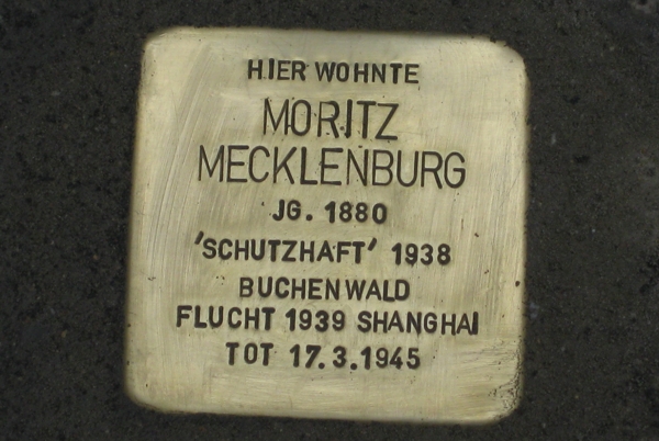Stolperstein Moritz Mecklenburg