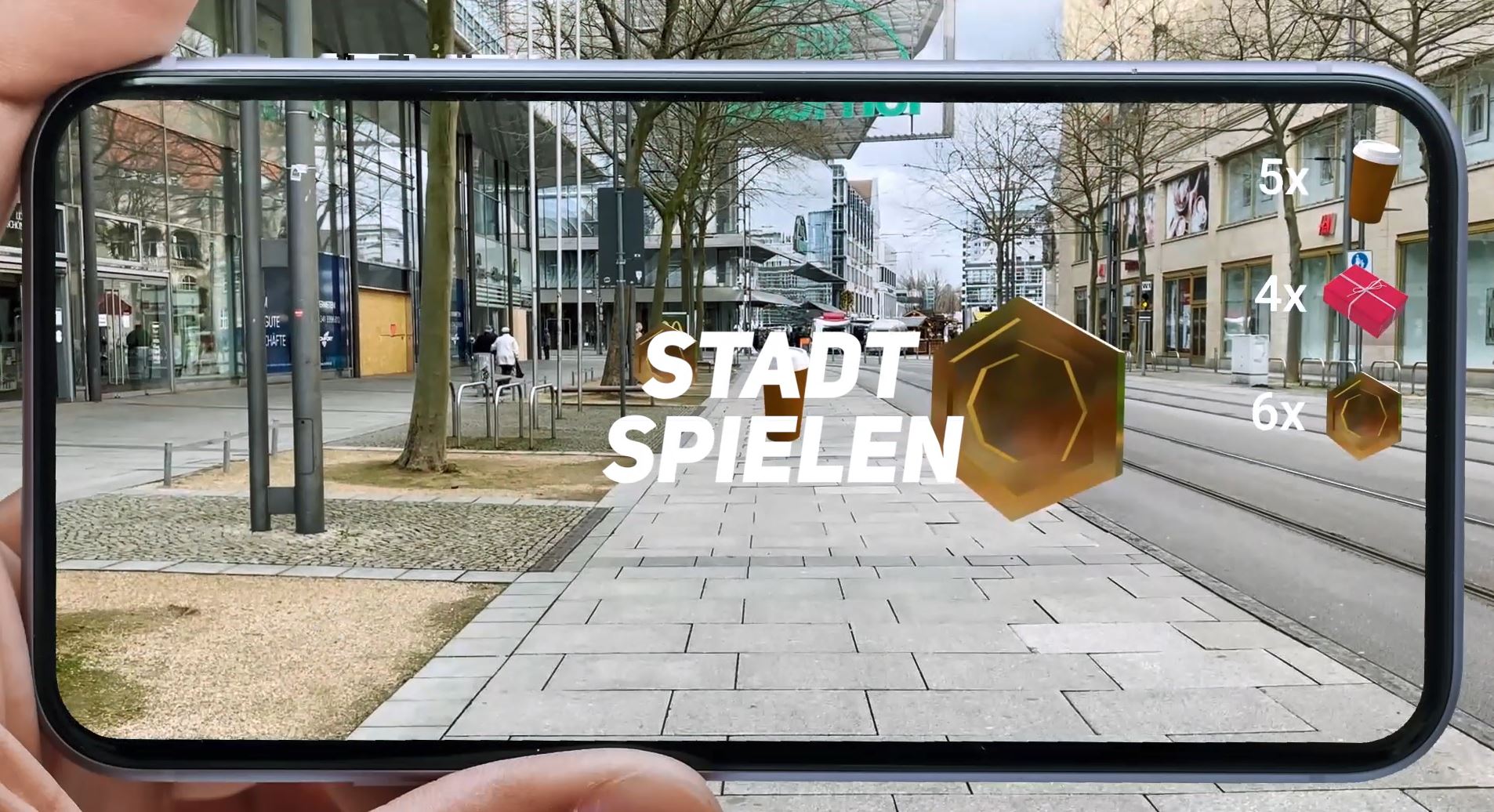 So könnte das Spiel in der Chemnitzer Innenstadt aussehen.