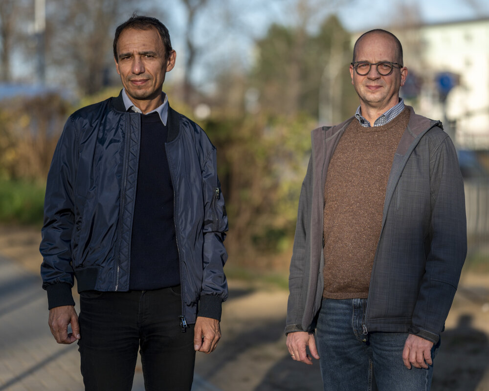 Frank Kotzerke und Johannes Rödel, Gründungsmitglieder von Viadukt e. V.
