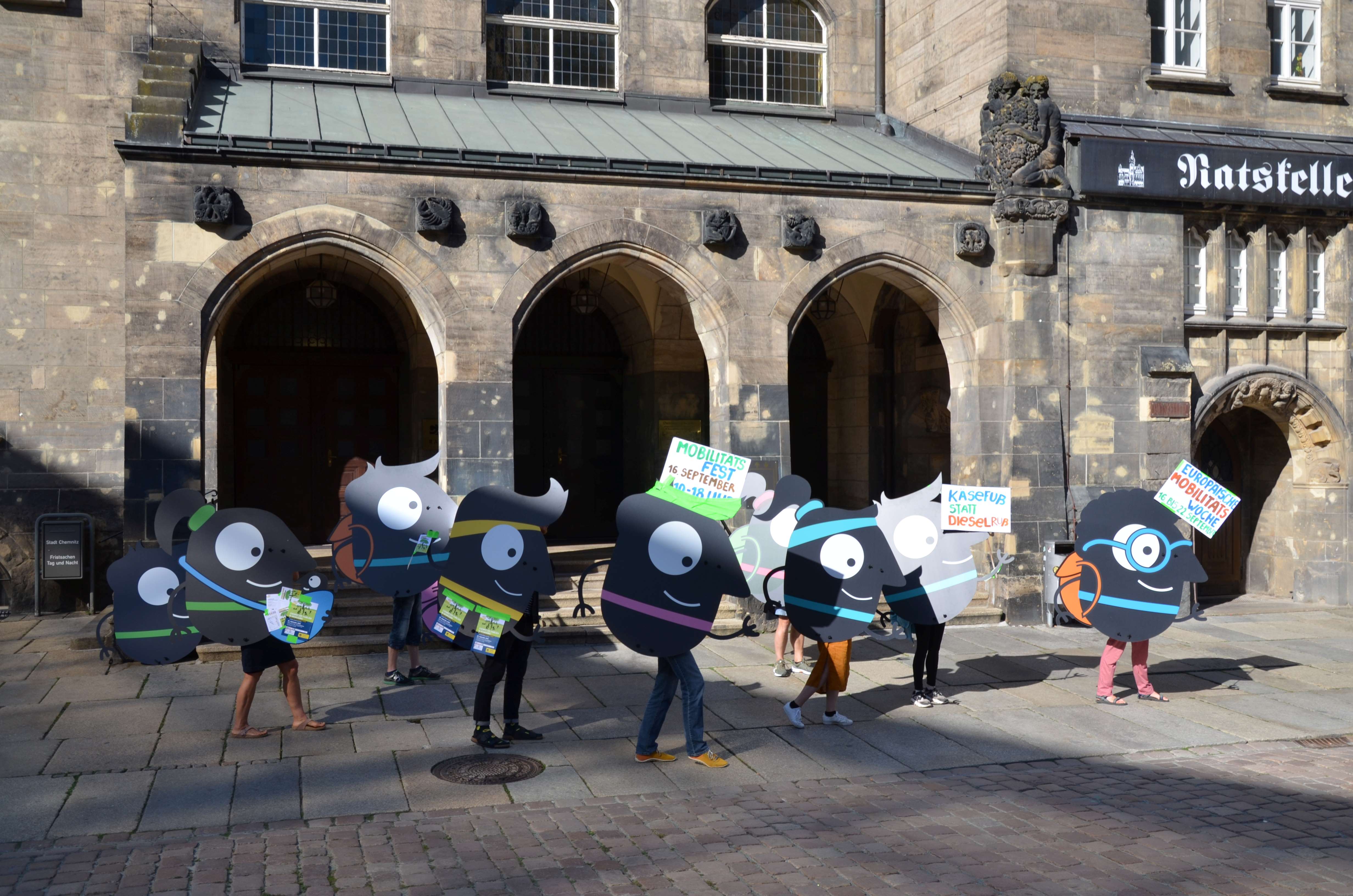 Maskottchen Europäische Mobilitätswoche