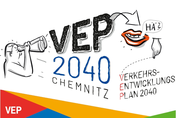 Titelbild der Informationsbroschüre zum Verkehrsentwicklungsplan 2040